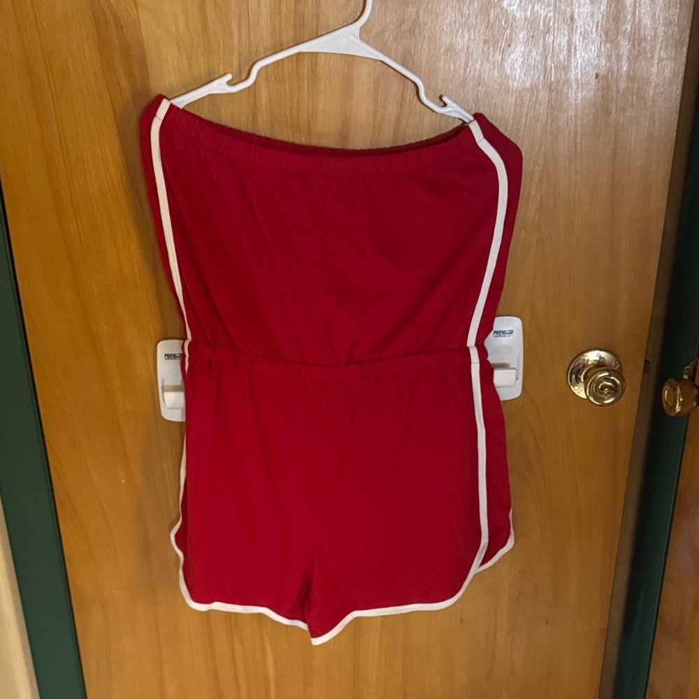 Aeropostale Red Women's Shorts with White Trim